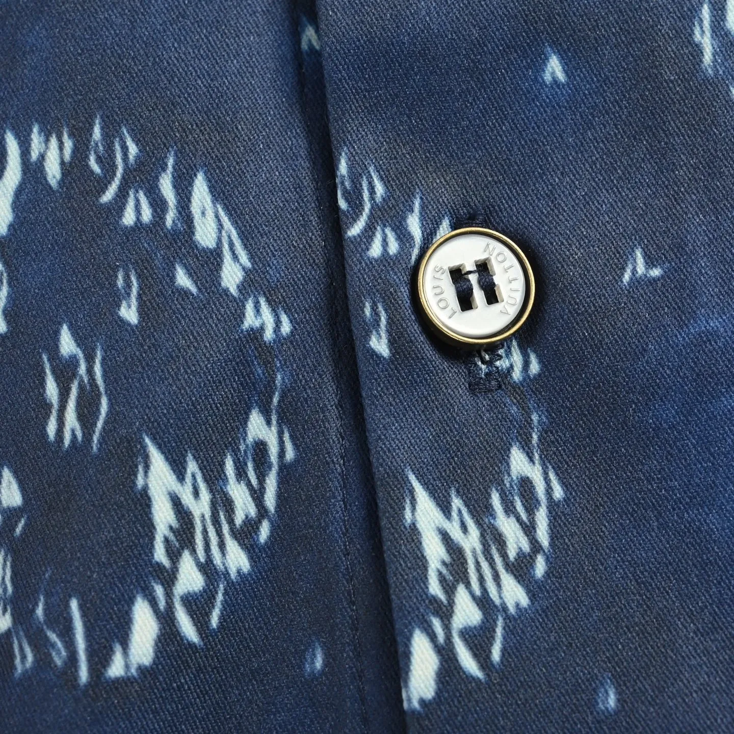 Louis Vuitton/Louis Vuitton 25ss old flower all-over print rendering suit short-sleeved shirt
